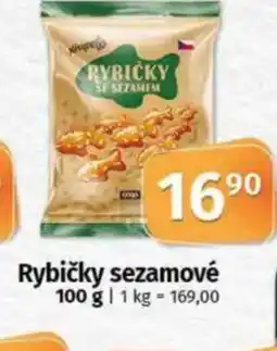 COOP TIP Rybičky sezamové nabídka