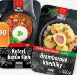 COOP TIP Hotové jídlo nabídka