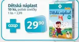 COOP TIP Dětská náplast nabídka