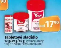 COOP TIP Tabletové sladidlo nabídka