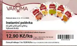 COOP TIP VAROMA Instantní polévka nabídka