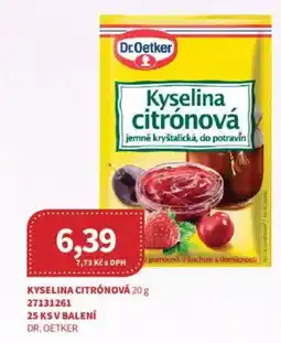 Kubík potraviny Dr.Oetker Kyselina citrónová nabídka
