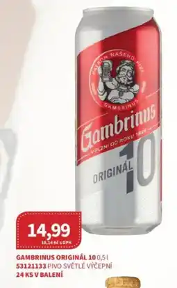 Kubík potraviny GAMBRINUS ORIGINÁL 10 nabídka