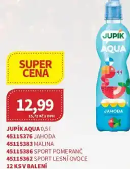Kubík potraviny Jupík aqua nabídka