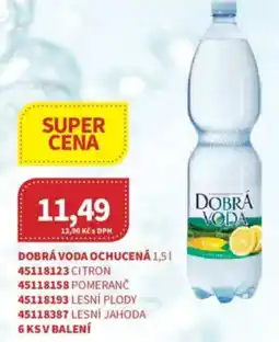 Kubík potraviny Dobrá voda ochucená nabídka