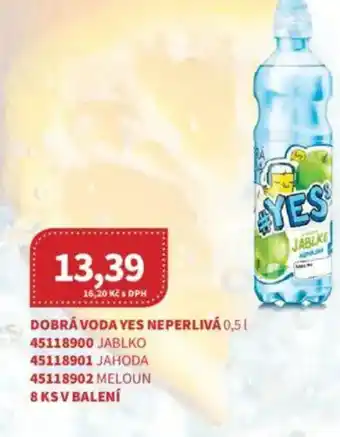 Kubík potraviny Dobrá voda yes neperlivá nabídka