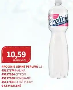 Kubík potraviny Prolinie jemně perlivá nabídka