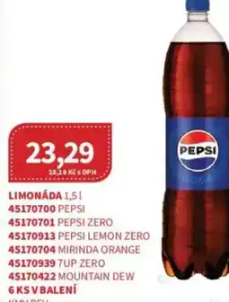Kubík potraviny Limonáda nabídka