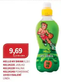 Kubík potraviny Hello my drink nabídka