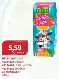 Kubík potraviny Hello mini nabídka