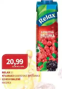 Kubík potraviny RELAX nabídka