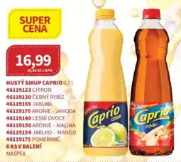 Kubík potraviny Hustý sirup caprio nabídka