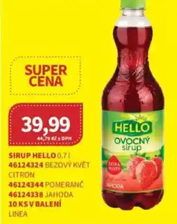 Kubík potraviny Sirup hello nabídka