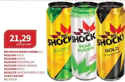 Kubík potraviny Big shock energy drink nabídka