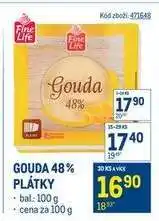 Makro Gouda 48% plátky nabídka