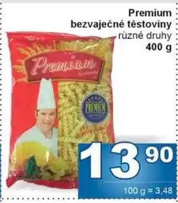 Jip Premium bezvaječné těstoviny nabídka