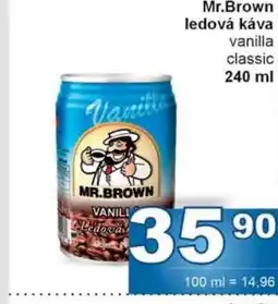 Jip Mr. Brown ledová káva nabídka