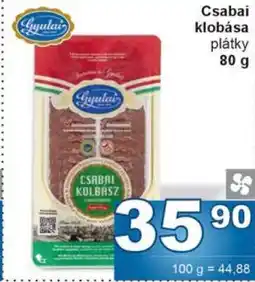 Jip Csabai klobása nabídka