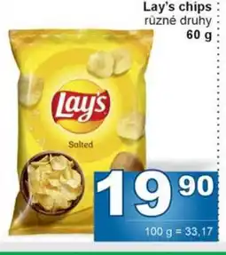 Jip Lay’s chips nabídka