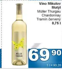 Jip Víno Mikulov Motýl nabídka