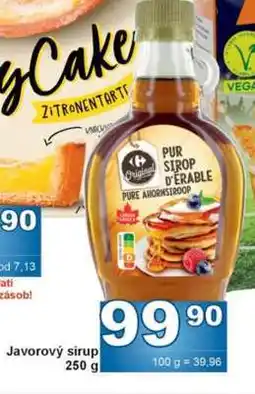 Jip Javorový sirup nabídka