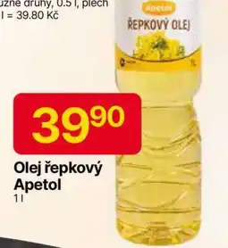 Hruška Olej řepkový Apetol nabídka