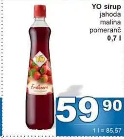 Jip Yo sirup nabídka