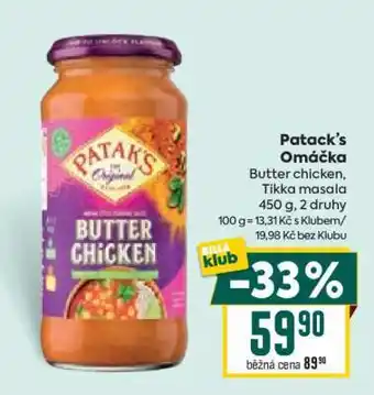 Billa Patack’s Omáčka nabídka