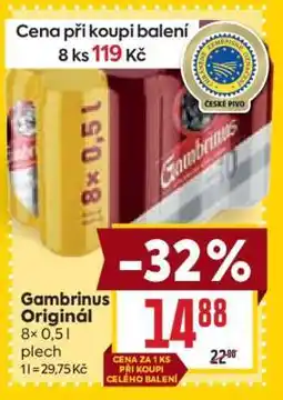 Billa Gambrinus Originál nabídka