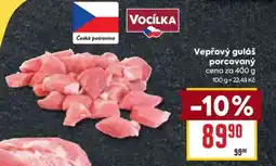 Billa Vepřový guláš porcovaný nabídka