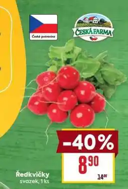 Billa Ředkvičky nabídka
