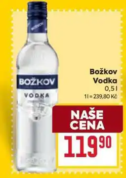 Billa Božkov Vodka nabídka