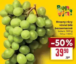 Billa Hrozny révy vinné bílé bezsemenné nabídka