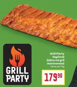 Billa Grill Party Vepřová žebra na gril marinovaná nabídka