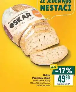 Billa Oskar Pšeničný chléb nabídka