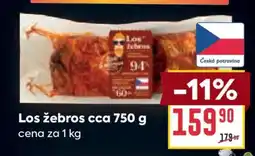 Billa Los žebros nabídka