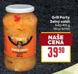 Billa Grill Party Zelný salát nabídka