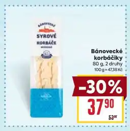 Billa Bánovecké korbáčiky nabídka