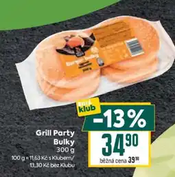 Billa Grill Party bulky nabídka