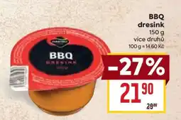 Billa BBQ dresink nabídka