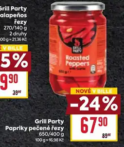 Billa Grill Party Papriky pečené řezy nabídka