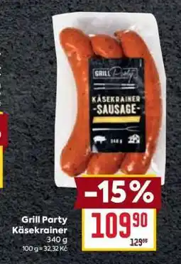 Billa Grill Party Käsekrainer nabídka