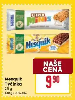 Billa Nesquik tyčinka nabídka