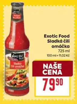Billa Exotic Food Sladká čili omáčka nabídka