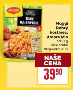 Billa MAGGI Dobrý hostinec, Amore Mio nabídka