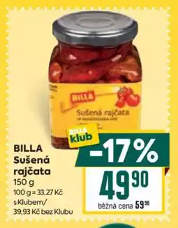 Billa BILLA Sušená rajčata nabídka