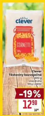 Billa Clever Těstoviny bezvaječné nabídka