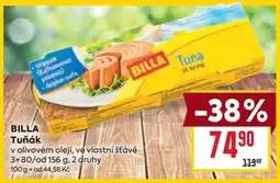 Billa BILLA Tuňák nabídka