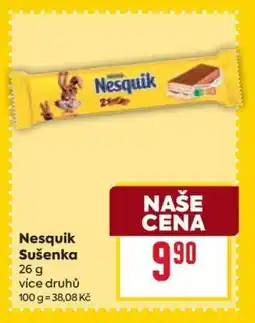 Billa Nesquik Sušenka nabídka