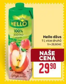 Billa HELLO Džus nabídka